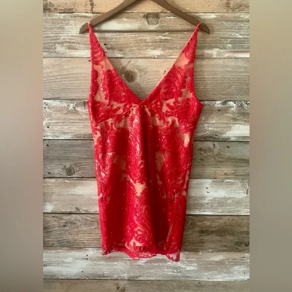 FREE PEOPLE-Night Shimmers mini dress - Picture 4 of 9